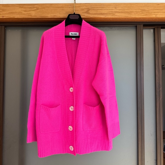 100% Cashmere Cardigan duster - Picture 2 of 6